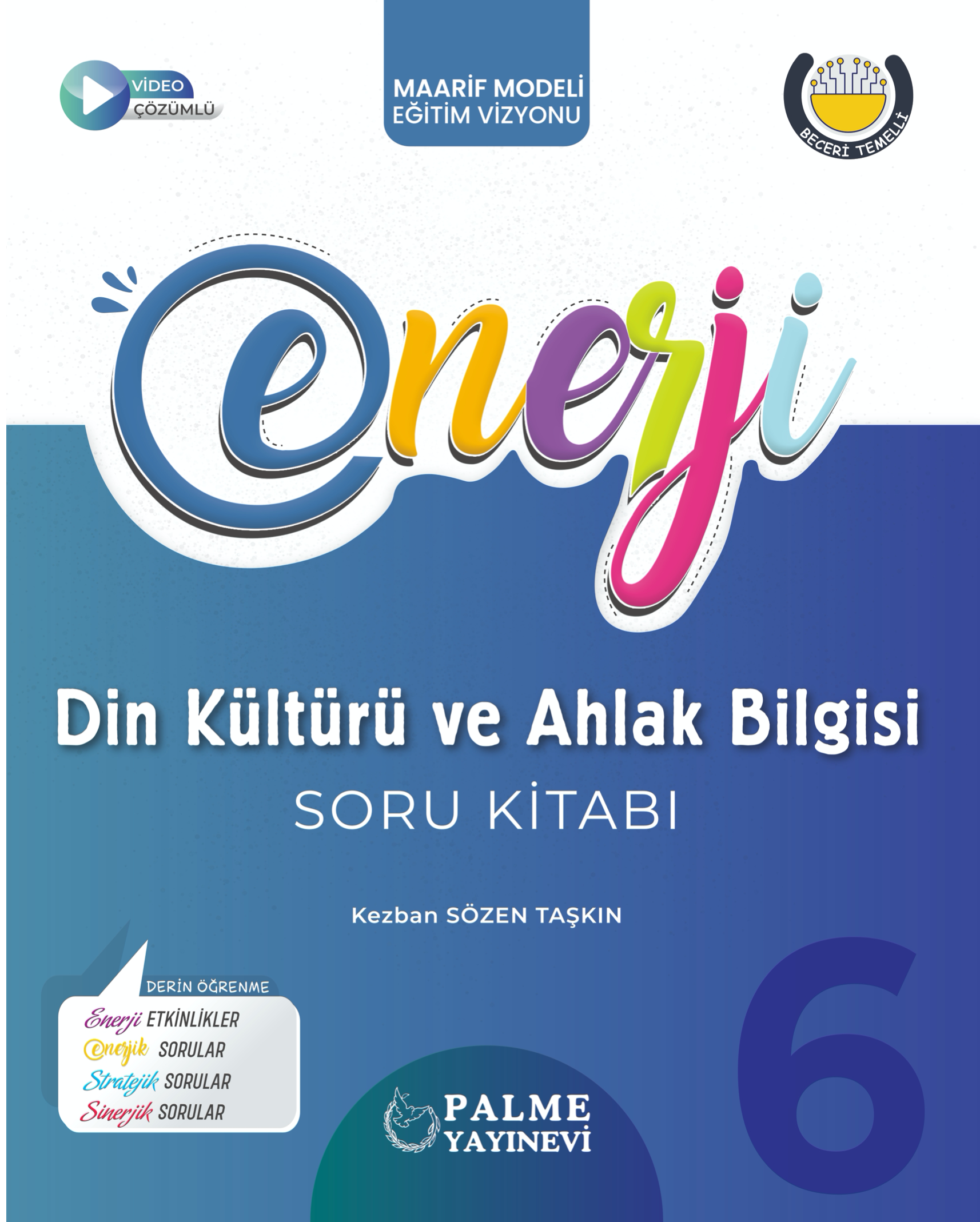 6. Sınıf Enerji Din Kültürü ve Ahlak Bilgisi Soru Kitabı kapak görseli